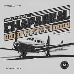 1968-1975 Mooney M20E Chaparral Aircraft Service Repair Workshop Manual PDF