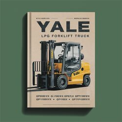 Yale LPG Forklift Truck F813 Series Service Repair Workshop Manual PDF