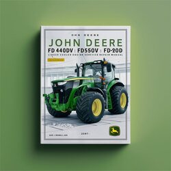 John Deere FD440V FD501V FD590V FD620D Liquid Cooled Engine K Series Manual completo de servicio y reparación del taller 