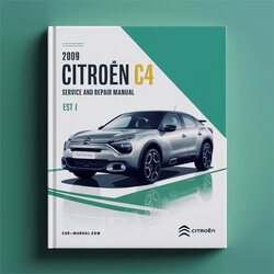 2009 Citroen C4 Service Repair Workshop Manual PDF