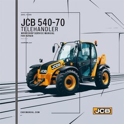 JCB 540-70 Telehandler Service Repair Workshop Manual PDF
