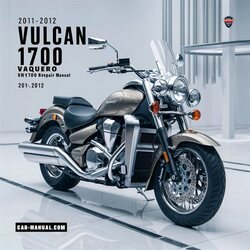 2011-2012 KAWASAKI VULCAN 1700 VAQUERO VN1700 Manual de servicio y reparación 