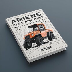 Ariens 924 SNOW-THRO Model 924517 Service Repair Workshop Manual PDF