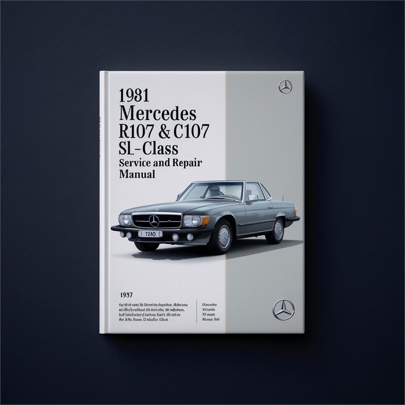 1981 Mercedes SL Class R107 C107 SL-CLASS Service Repair Workshop Manual PDF