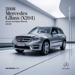 2008 Mercedes GLK Class GLK-CLASS (X204) Service Repair Workshop Manual PDF