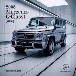 2005 Mercedes G-CLASS (W463) Service Repair Workshop Manual PDF