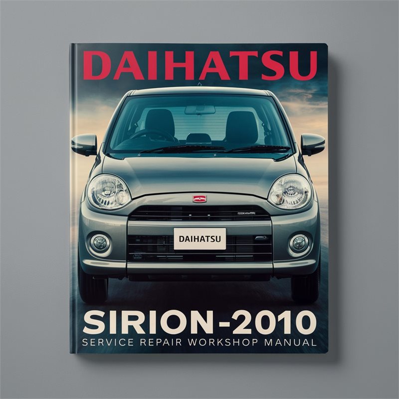 2004-2010 Daihatsu Sirion Service Repair Workshop Manual PDF