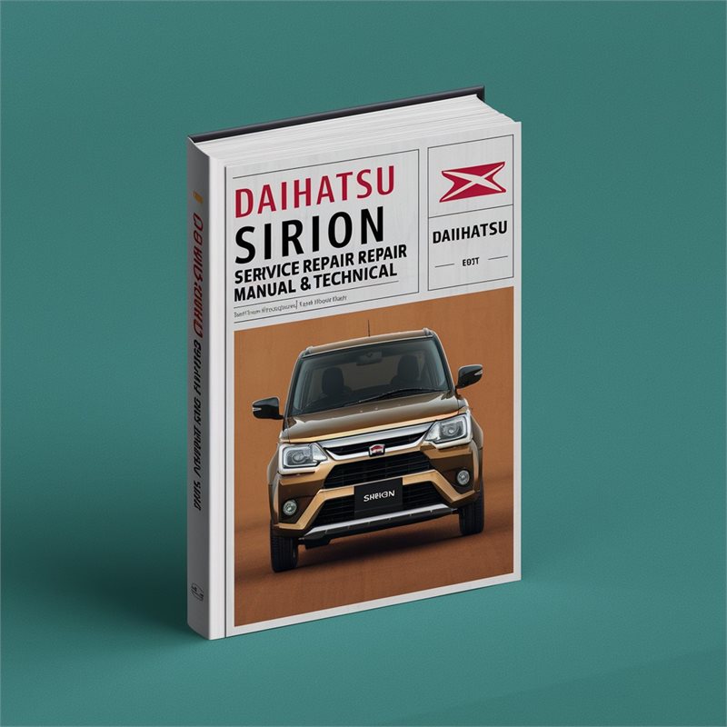 Daihatsu Sirion Technical Service Repair Workshop Manual PDF