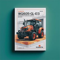 Kubota Wg1605-gl-e3 Engine Service Repair Workshop Manual PDF