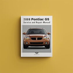 2008 Pontiac G5 Service Repair Workshop Manual PDF