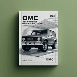 1989 Omc 4.3l Service Repair Workshop Manual PDF