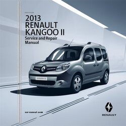 2013 Renault Kangoo Service Repair Workshop Manual PDF