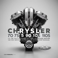 1969-1984 Chrysler 70 75 85 90 105 Hp 3 4 Cylinder Outboard Motor Service Repair Workshop Manual PDF