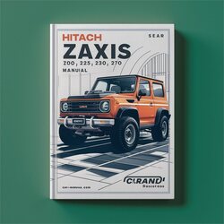 Hitachi Zaxis ZX 200 225 230 270 (CLASS) Service Repair Workshop Manual PDF