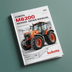 Kubota ME8200 ME9000 Tractor Service Repair Workshop Manual PDF
