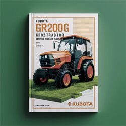 Kubota GR200G GR2100 Lawn Tractor Service Repair Workshop Manual PDF