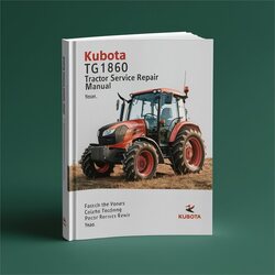 Kubota TG1860 TG1860G Tractor Service Repair Workshop Manual PDF