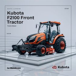 Kubota FZ2100 FZ2400 Front Mount Tractor Mower Service Repair Workshop Manual PDF