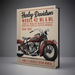 1952 Harley Davidson Model S 42 WLA WL G 1940 Service Repair Workshop Manual PDF