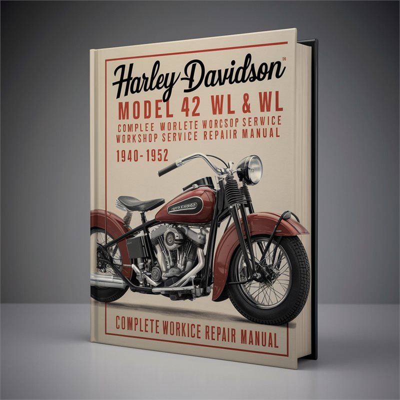 1952 Harley Davidson Model S 42 WLA WL G 1940 Service Repair Workshop Manual PDF