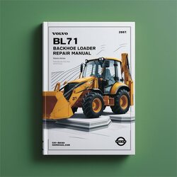 Volvo BL71 Backhoe Loader Service Repair Workshop Manual PDF