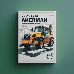 Volvo EC 150 Akerman Excavator Service Repair Workshop Manual PDF