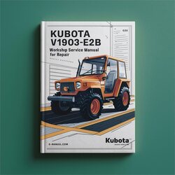 Kubota D1105-T Engine Service Repair Workshop Manual PDF