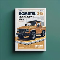 Komatsu 3D84E-5N Service Repair Workshop Manual PDF