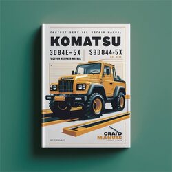 Komatsu 3D84E-5X S3d84e-5x Service Repair Workshop Manual PDF
