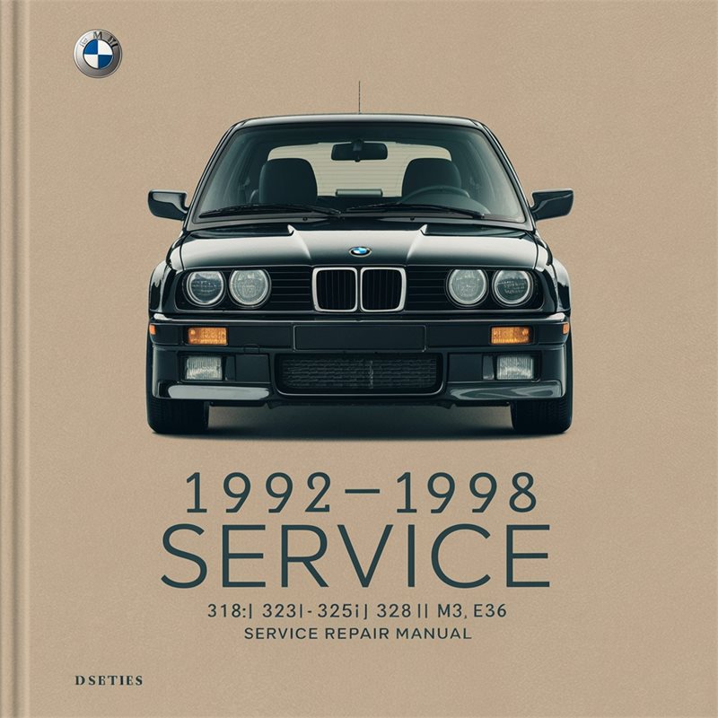 1992-1998 BMW 1 Series 318I 323I 325I 328I M3 E36 Service Repair Workshop Manual PDF