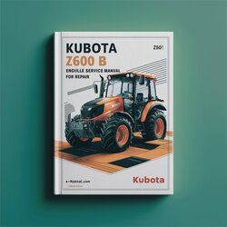 Kubota ZH600 B Engine Service Repair Workshop Manual PDF