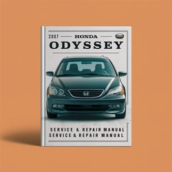 2007 Honda Odyssey Service Repair Workshop Manual PDF