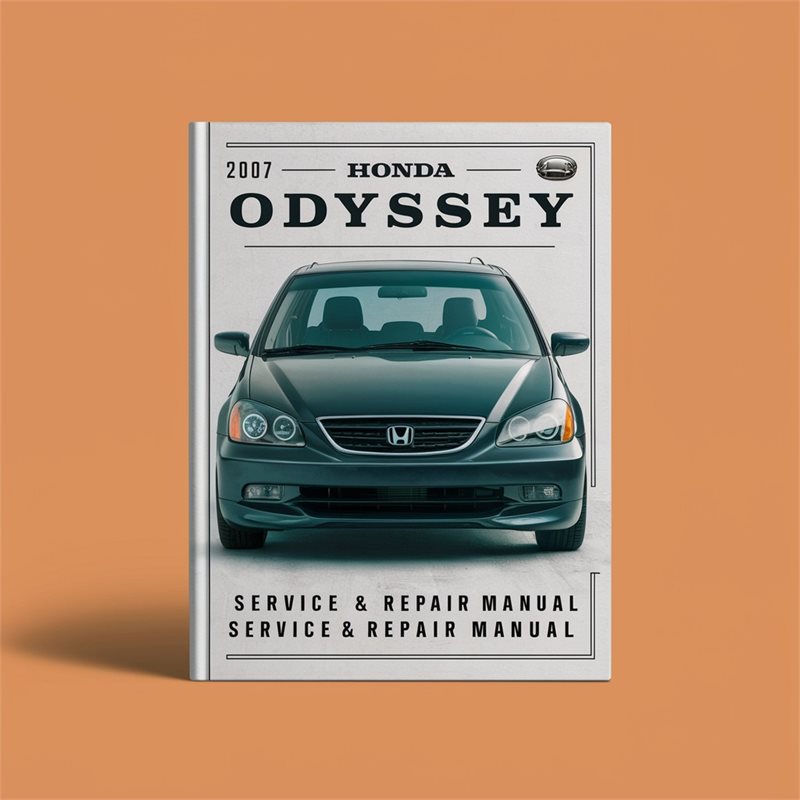 2007 Honda Odyssey Service Repair Workshop Manual PDF
