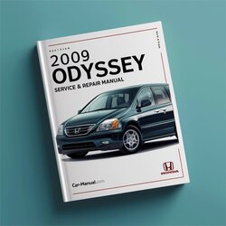 2009 Honda Odyssey Service Repair Workshop Manual PDF