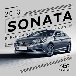 2013 Hyundai Sonata Service Repair Workshop Manual PDF