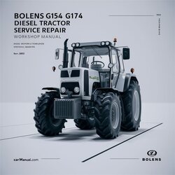 Bolens G152 G154 G172 G174 Diesel Tractor Service Repair Workshop Manual PDF