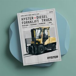 Hyster Diesel Forklift Truck E019 Series: H13.00xm H14.00xm H16.00xm H10.00xm-12ec H12.00xm-12ec Spare Parts Catalog PDF