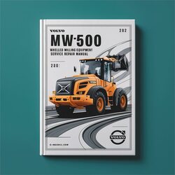 Manual de Servicio y Reparación de la Fresadora sobre Ruedas VOLVO MW500