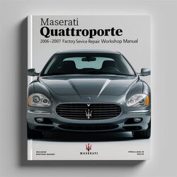 2006-2007 Maserati Quattroporte Service Repair Workshop Manual PDF