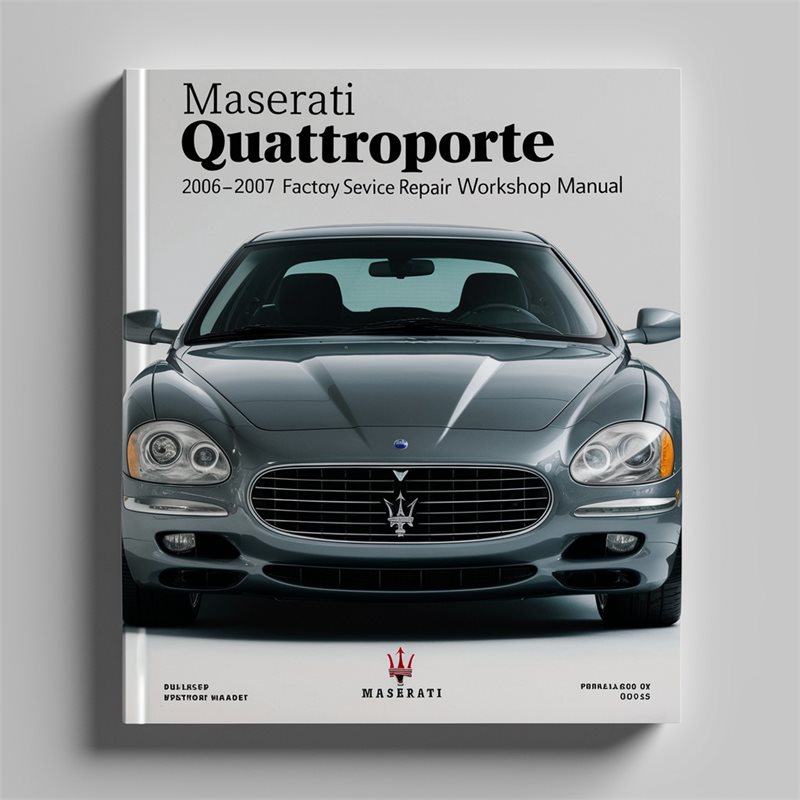 2006-2007 Maserati Quattroporte Service Repair Workshop Manual PDF