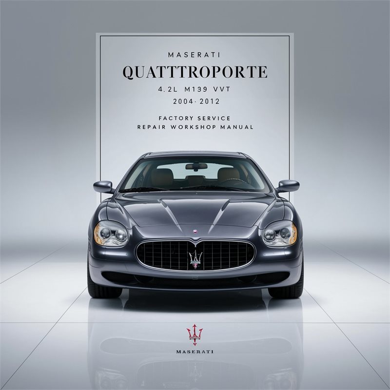 2004-2012 Maserati Quattroporte 4.2l M139 DOHC VVT Service Repair Workshop Manual PDF