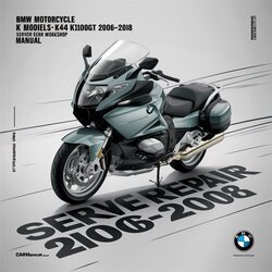 2006-2008 Cagiva K Models BMW Motorcycle K44 K1200GT Service Repair Workshop Manual PDF
