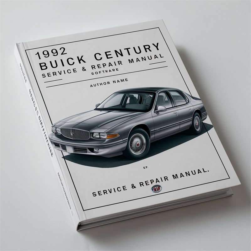1992 Buick Century Software Service Repair Workshop Manual PDF