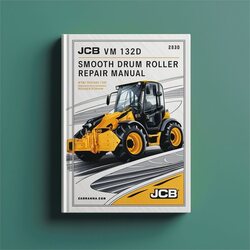 JCB VM 132D PD Smooth Drum Roller Service Repair Workshop Manual PDF