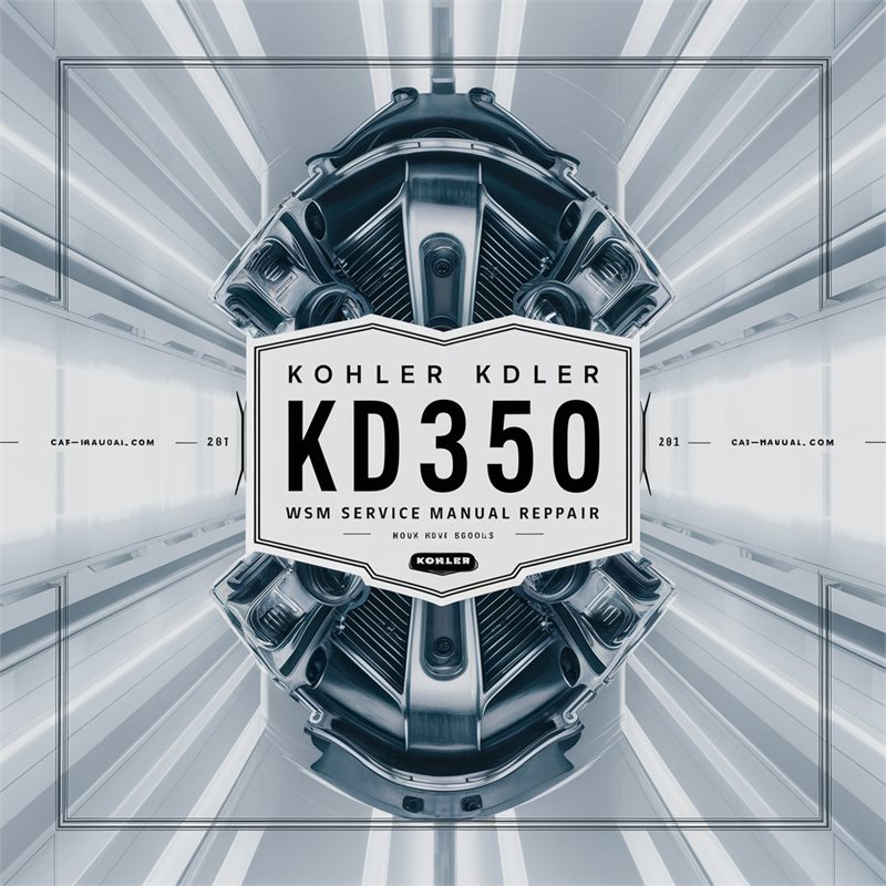 Kohler KD Series KD350 Engine WSM Service Repair Workshop Manual PDF