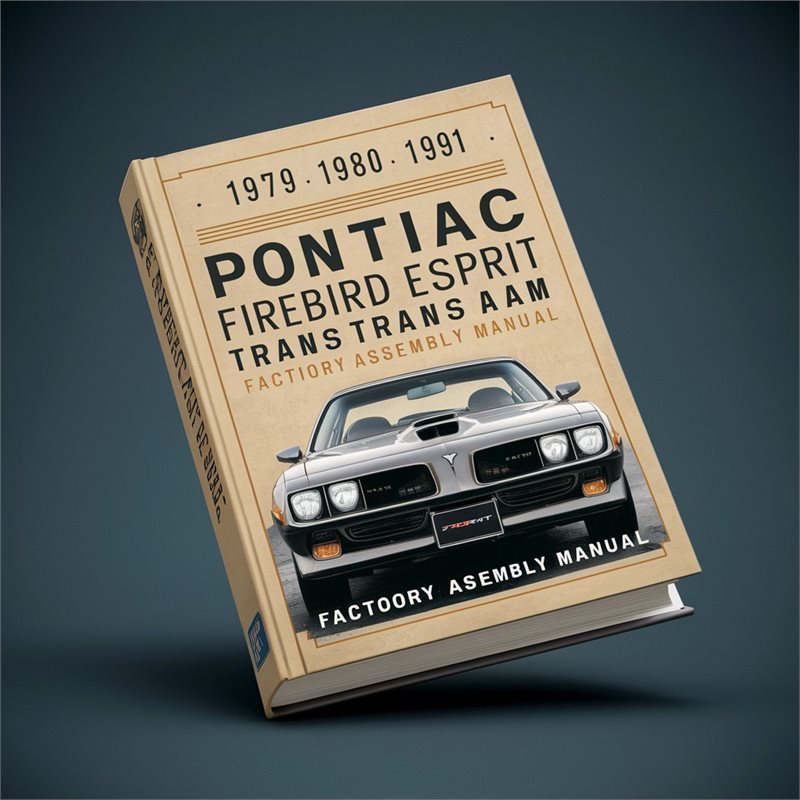 1981 Pontiac Firebird Formula Esprit Trans Am Assembly Service Repair Workshop Manual PDF