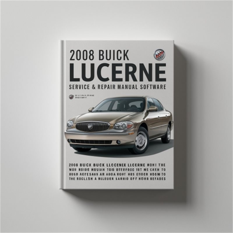 2008 Buick Lucerne Software Service Repair Workshop Manual PDF