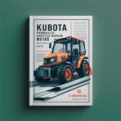 Kubota Hydraulic Shuttle M5700 Service Repair Workshop Manual PDF