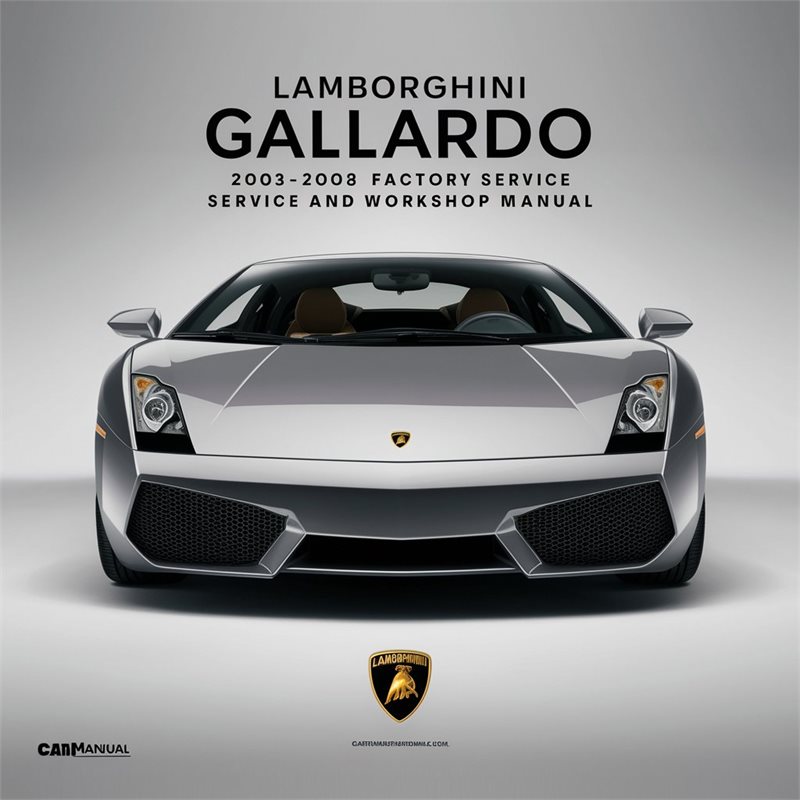 2003-2008 Lamborghini Gallardo Service Repair Workshop Manual PDF