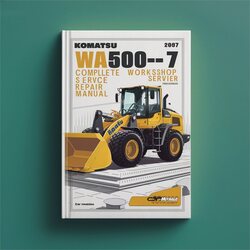 Komatsu WA500-7 Wheel Loader Service Repair Workshop Manual PDF
